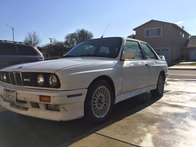 1990 BMW E30 M3 Alpine White 1990 BMW M3 m3