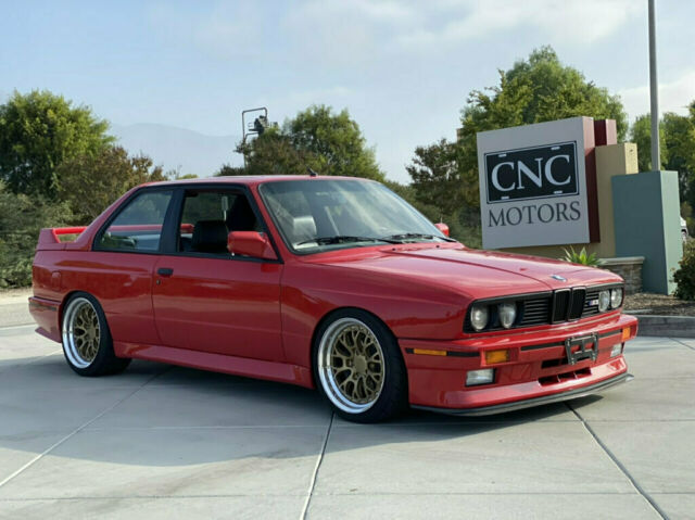 1990 BMW E30 M3 M-3 in Red Only 47,812 Miles CNC Motors Upland California 1990 BMW M3 M3