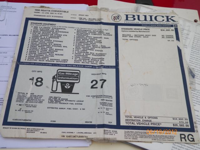 1990 Buick Reatta - photo 7