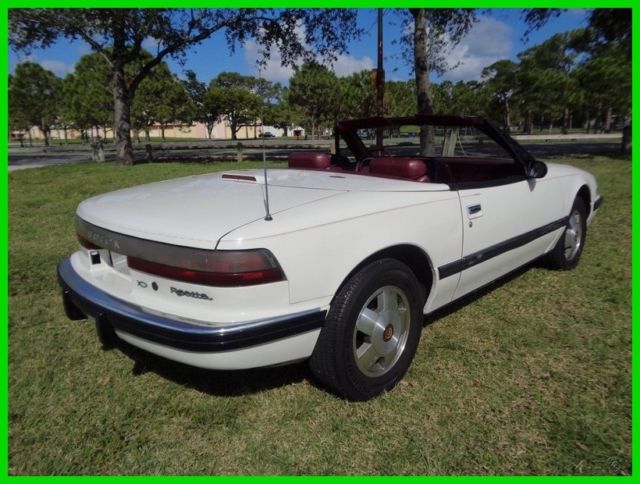 1990 Buick Reatta Convertible 92K Mi. Clean Carfax 19 Serv Recs 3.8L No Reserve 1990 Buick Reatta Base Convertible 2-Door