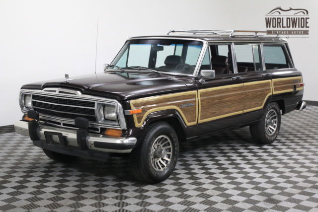 1990 Burgundy LOADED 4X4 MUST SEE! 1990 Jeep Wagoneer LOADED 4X4 MUST SEE