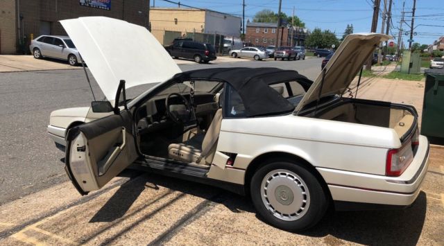 1990 Cadillac Allante convertible WHITE Running Parts & Repair Car CLEAR TITLE 1990 Cadillac Allante