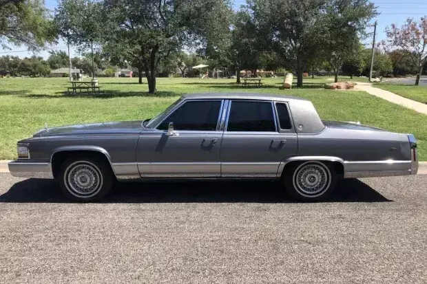 1990 Cadillac Brougham, 54K Miles, Gray, Clean Title & Carfax, 2nd Owner, EXC 1990 Cadillac Brougham
