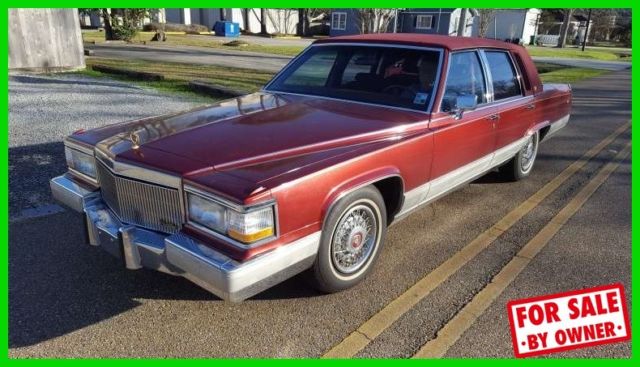 1990 Cadillac Brougham 5.7L V8 16V Automatic RWD Power Seat Cruise Control LA 1990 Cadillac Brougham