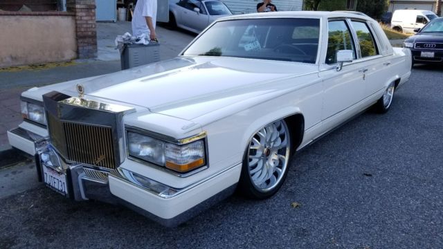 1990 Cadillac Brougham Gold and chrome - photo 2
