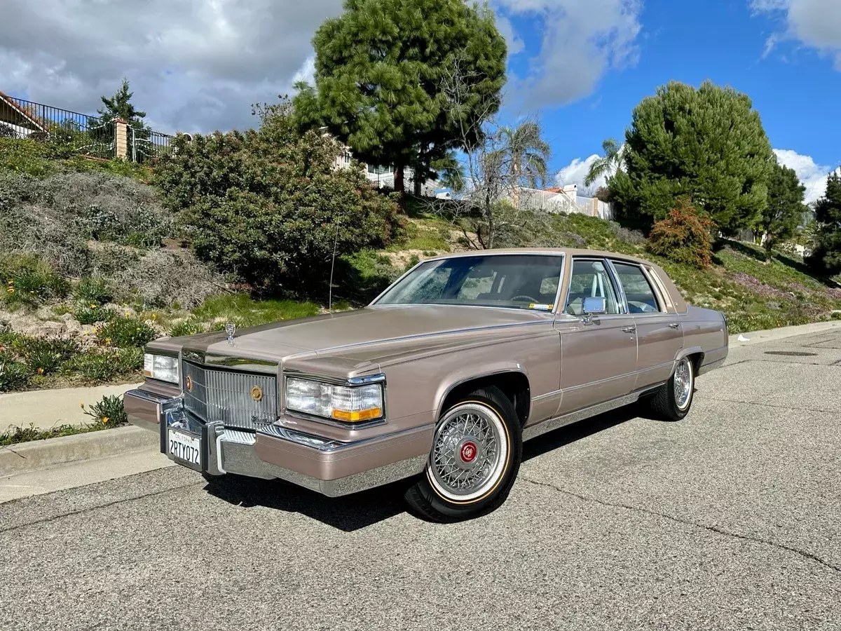 1990 Cadillac Brougham Brown 1990 Cadillac Brougham