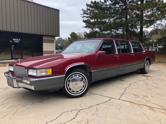 1990 Cadillac DeVille Limo Low Miles Preserved 1990 Cadillac DeVille Eureka V