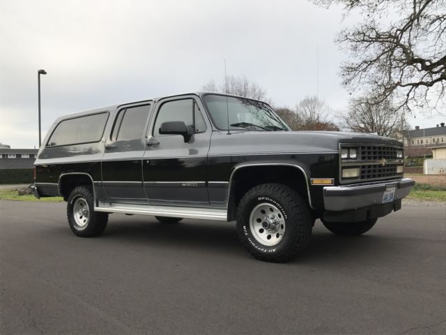 1990 Chevrolet 1500 Suburban 4x4 Silverado Sport Utility 4-Door 5.7L V8 Must See 1990 Chevrolet Suburban Silverado Sport Utility 4-Door