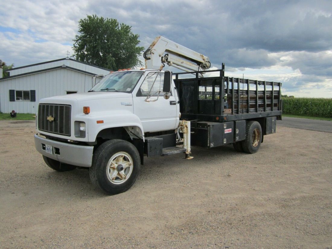 1990 Chevrolet C70 Kodiak Hiab Knuckle Boom Crane Truck Lift Gate NO RESERVE 1990 Chevrolet C70 C7H042