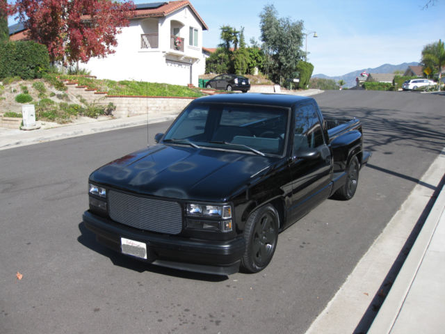 1990 Chevrolet C/K Pickup 1500 StepSide Short Bed Black Lowerd 1989 Chevrolet C/K Pickup 1500 Step-Side