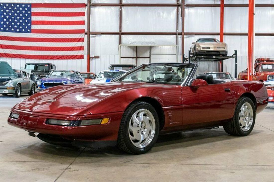 1990 Chevrolet Corvette 81774 Miles Burgundy Convertible 5.7L V8 Automatic 1990 Chevrolet Corvette