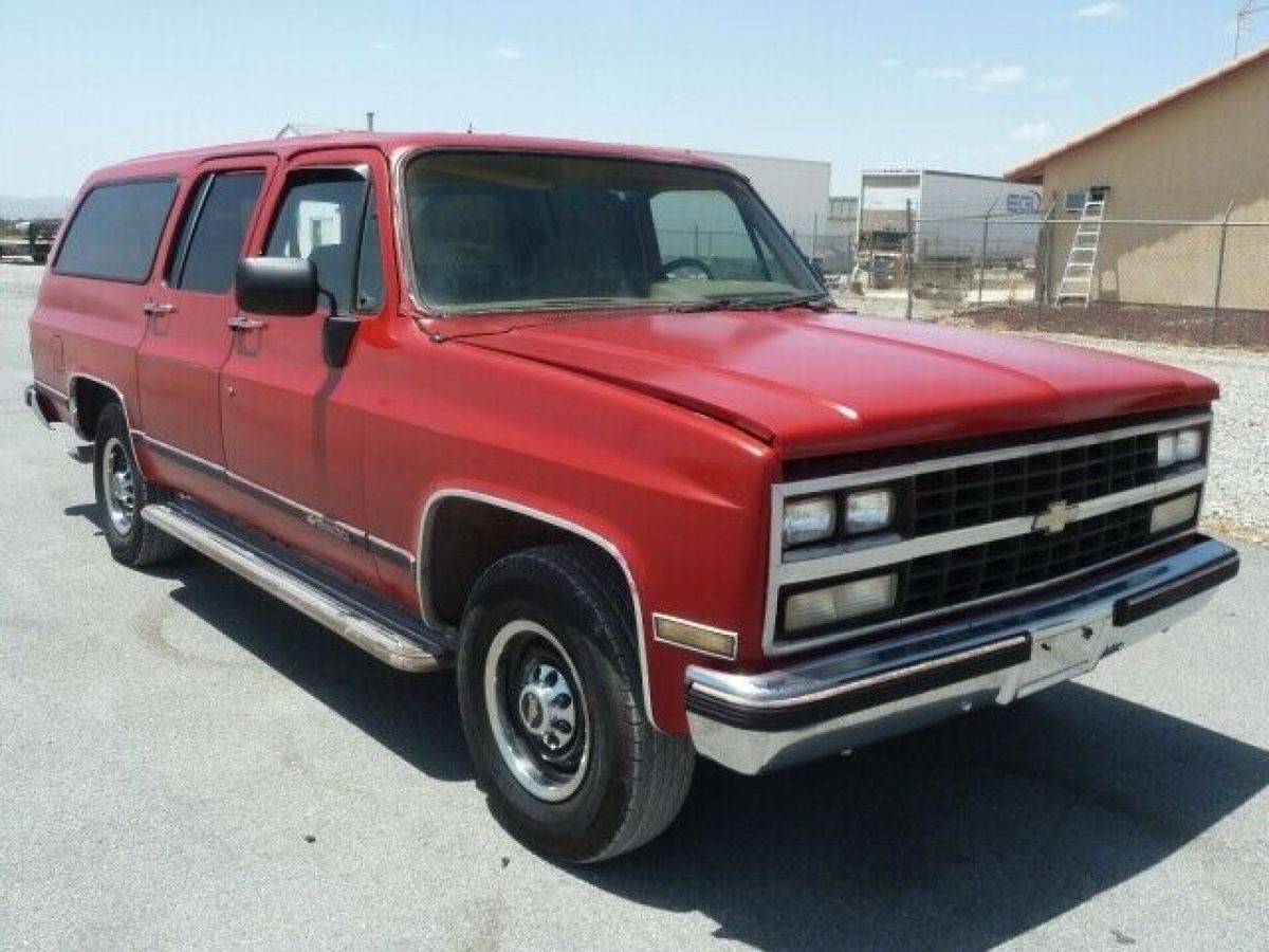 1990 CHEVROLET SUBURBAN 454 CALIFORNIA TRUCK ALL POWER OPTIONS RARE BIG BLOCK 1990 Chevrolet Suburban