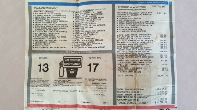 1990 Chevrolet C/K Pickup 1500 4X4 Z/71 4X4 OFF ROAD PACKAGE SHORT BED B - photo 9