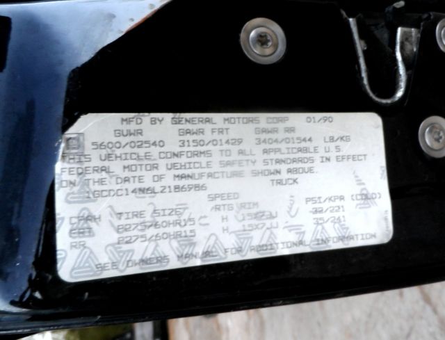 1990 Chevrolet Silverado 1500 C/K 1500 454 SS 66K - photo 12