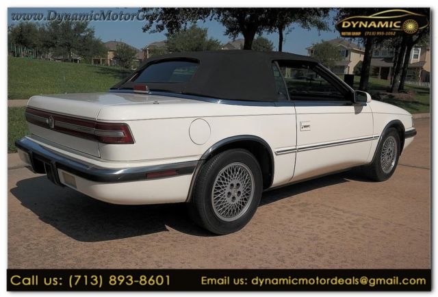 1990 Chrysler LeBaron GTC - photo 5