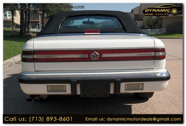 1990 Chrysler LeBaron GTC - photo 6