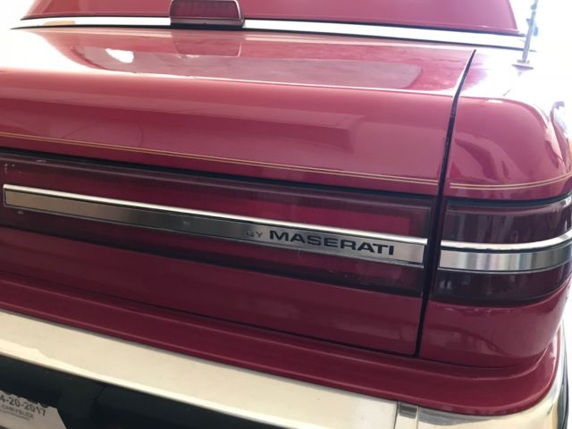 1990 Chrysler TC Maserati Base - photo 4