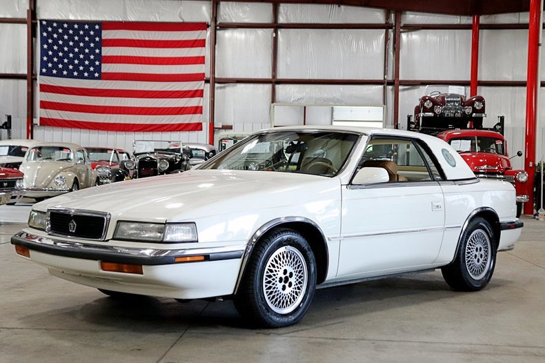 1990 Chrysler TC by Maserati 64144 Miles Arctic White Convertible 3.0L V6 Autom 1990 Chrysler TC by Maserati --