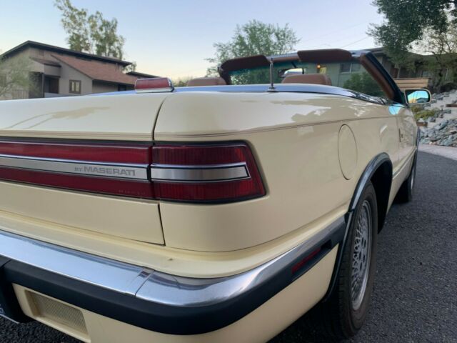 1990 Chrysler TC Maserati TC - photo 8