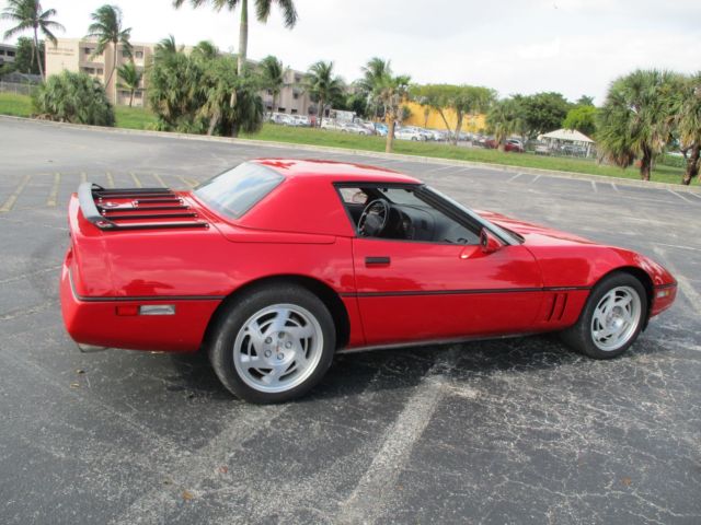 1990 corvette convert. NO RESERVE 1 owner, 30k orig. miles, hardtop, 6-spd, 1990 Chevrolet Corvette