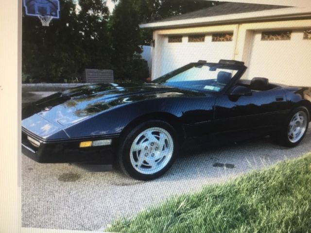 1990 CORVETTE CONVERTIBLE BLACK (ZZ4 GM 350HP AUTOMATIC 4speed 1990 Chevrolet Corvette