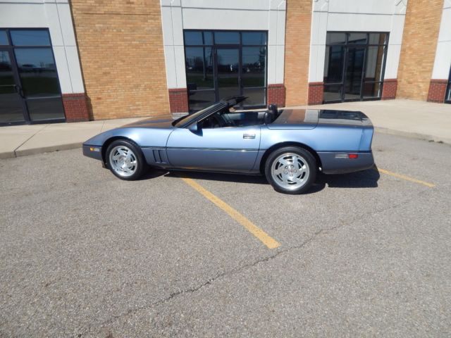 1990 Corvette Convertible ---Low Miles 25,524---Rare Steel Blue--- 1990 Chevrolet Corvette