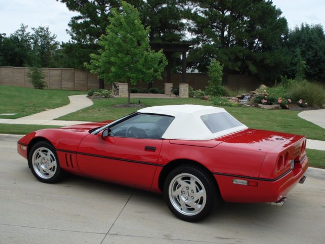 1990 Corvette Convertible with Rare Hard Top and Soft Top, VERY CLEAN!! 1990 Chevrolet Corvette