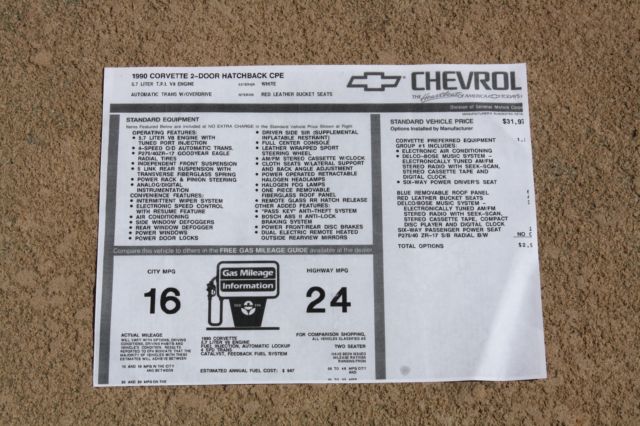 1990 Chevrolet Corvette - photo 12