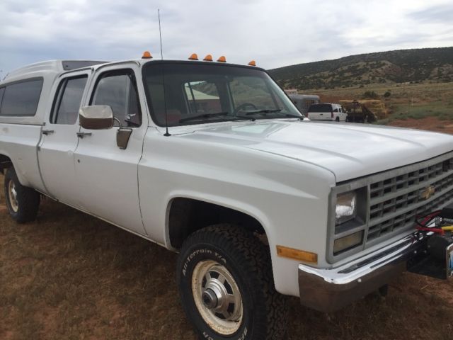 1990 Crew Cab Chevy 1 ton 4x4 truck 1990 Chevrolet C/K Pickup 3500
