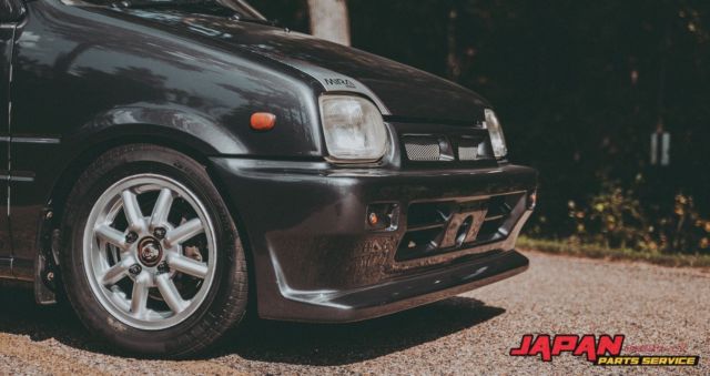 1909 Daihatsu Mira 1990 L200 R32 GTR Grey 13" Watanabe RHD Kei Car L200S 660cc - photo 12