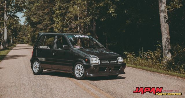 1909 Daihatsu Mira 1990 L200 R32 GTR Grey 13" Watanabe RHD Kei Car L200S 660cc - photo 2