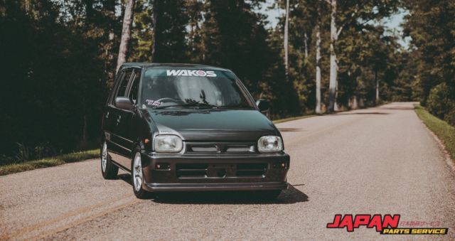 1909 Daihatsu Mira 1990 L200 R32 GTR Grey 13" Watanabe RHD Kei Car L200S 660cc - photo 3