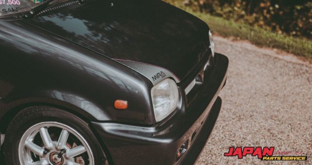1909 Daihatsu Mira 1990 L200 R32 GTR Grey 13" Watanabe RHD Kei Car L200S 660cc - photo 4