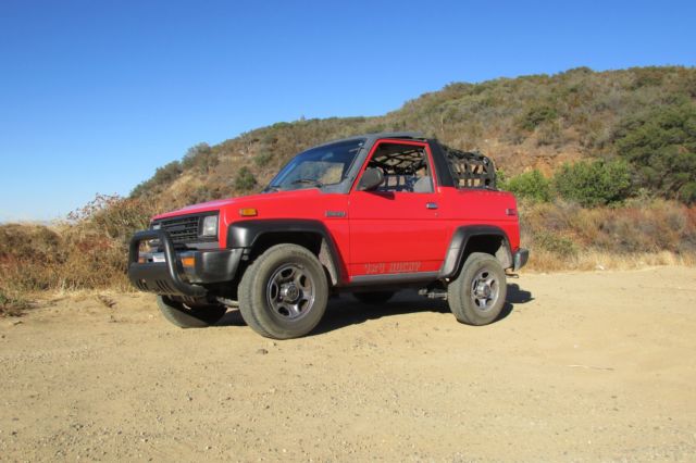 1990 DAIHATSU ROCKY SX 4X4 -- CONVERTIBLE 1990 Daihatsu Other