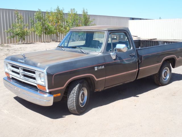 1990 DODGE D150 RUST ROT FREE ORIGINAL PICKUP 1990 Dodge Ram 1500 D150