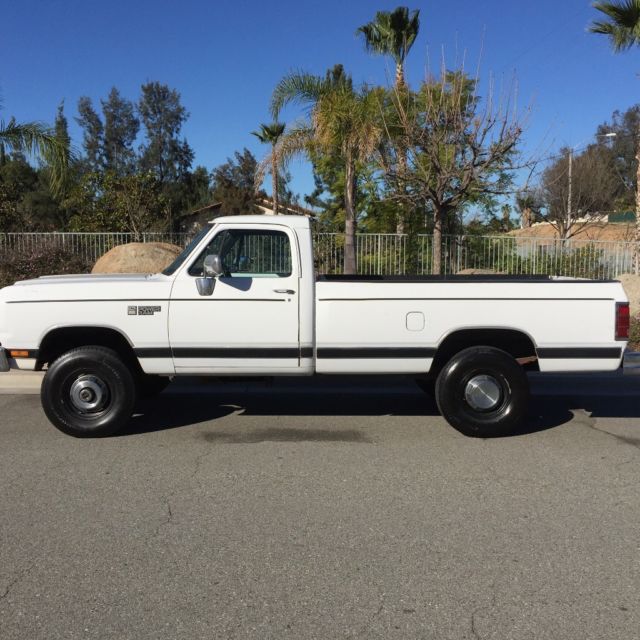 1990 Dodge Ram W250 12V Cummins diesel 4x4 1owner low miles 1st gen 1990 Dodge Other Pickups