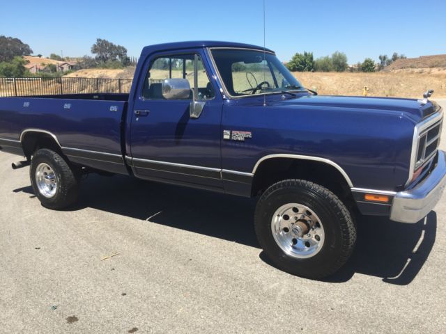 1990 Dodge Ram W350 12V Cummins diesel 4x4 4wd Clean first gen 1st Generation 1990 Dodge Other
