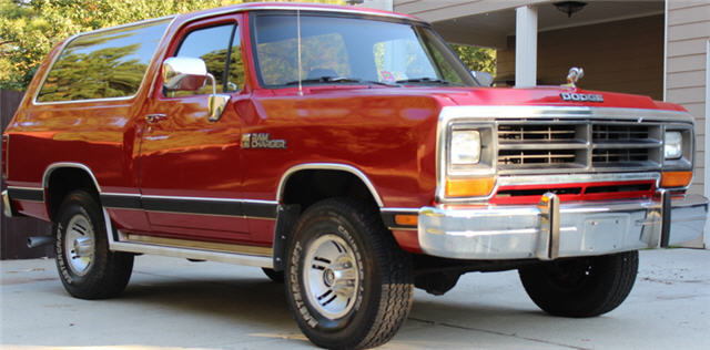 1990 Dodge RamCharger 360 V8 4X4 Automatic Very Original Ram Charger 90 4WD 1990 Dodge Power Wagon
