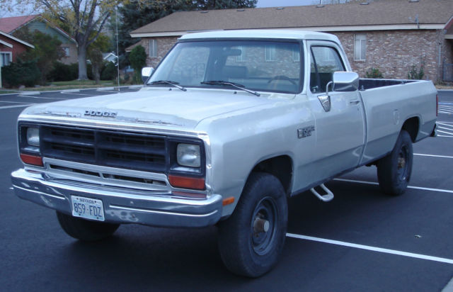 1990 Dodge W250 Power Ram 5.9L 360 Engine 4x4 Sweptline 4wd 1990 Dodge Other Pickups Power Ram