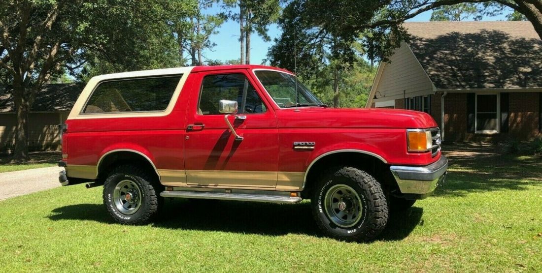 1990 Eddie Bauer Ford Bronco 4x4 with 5.8 and 88k miles 1990 Ford Bronco U100