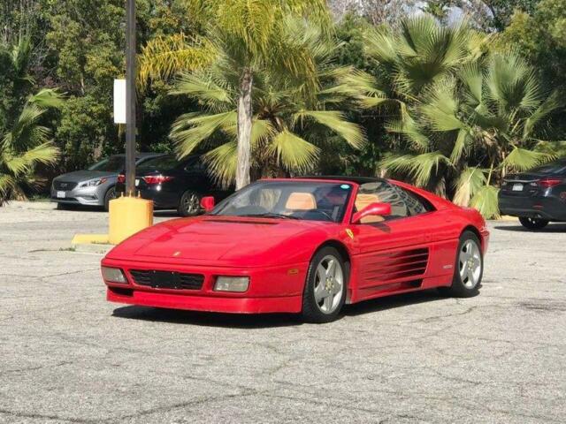 1990 Ferrari 348 348 T/S 69,614 Miles Red Coupe 8 Cylinder Engine 3.4L/208 Manua 1990 Ferrari 348 348 T/S