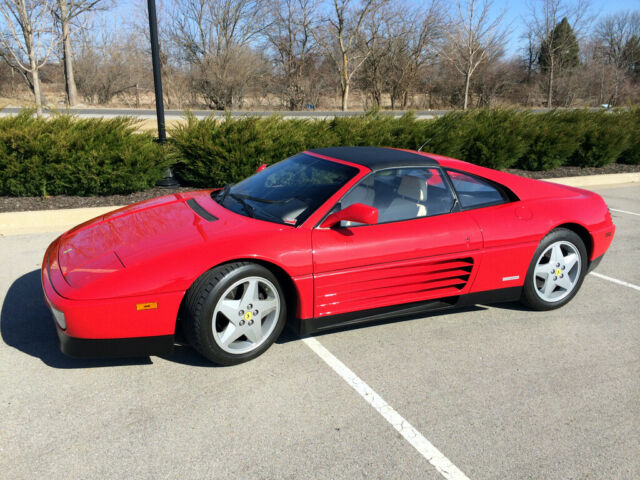 1990 Ferrari 348ts 15k miles, Schedoni luggage set, books, records 1990 Ferrari 348