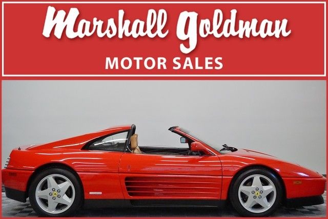 1990 Ferrari 348TS rosso corsa/beige 5 speed only 12200 miles 1990 Ferrari 348 TS