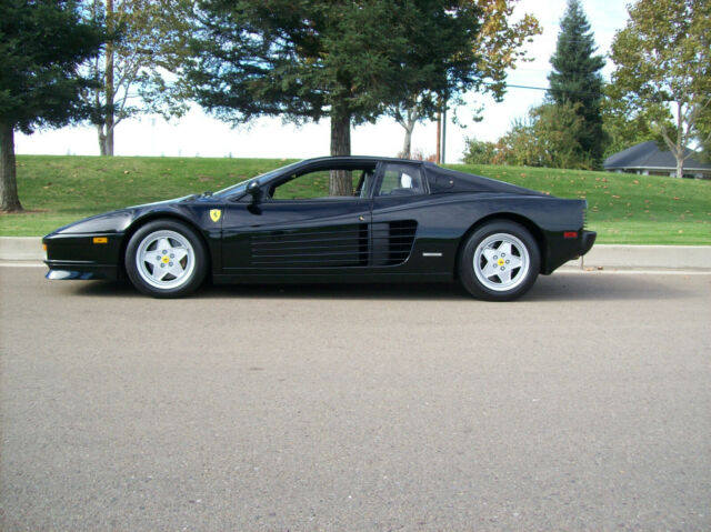 1990 FERRARI TESTAROSSA Nero Black on Black Leather 22 k mi One Owner Ferrari. 1990 Ferrari Testarossa Black