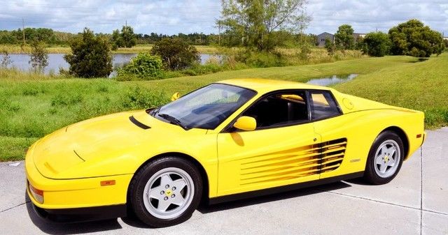 1990 Ferrari Testarossa Rare Giallo 23K Miles Major June 2016 Collector Quality! 1990 Ferrari Testarossa