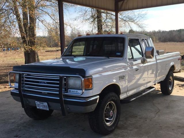 1990 FORD 7.3 DIESEL F-250 XLT lariat 4x4 AUTO 119,680 miles SUPER CLEAN TRUCK! 1990 Ford F-250 2-DOOR EXTENDED CAB