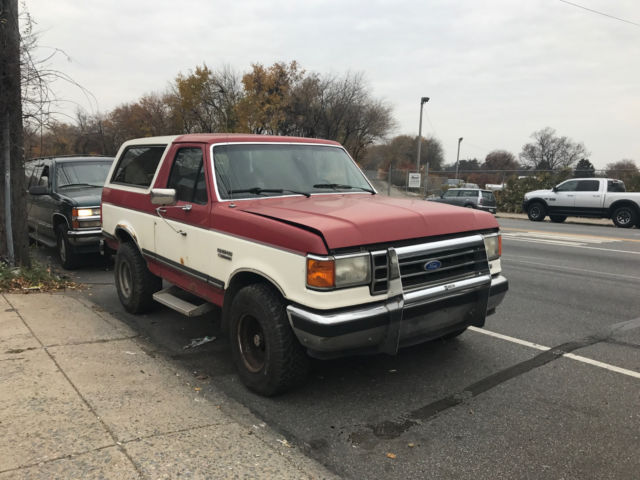 1990 Ford Bronco 5.0L V8 Rare Manual Transmission New Engine & Trans 5 Speed 1990 Ford Bronco XLT