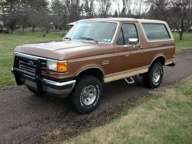 1990 FORD BRONCO 79000 original miles 5.8 Auto 4x4 a/c p/w Eddie Bauer Edition 1990 Ford Bronco