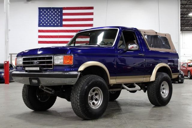1990 Ford Bronco 86156 Miles Black and Tan Station Wagon 351ci V8 Automatic 1990 Ford Bronco --