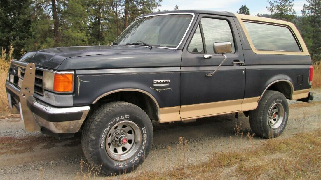 1990 Ford Bronco Eddie Bauer 5.8L V-8 SUV Truck 4x4 ~ Classic Collector's SUV 1990 Ford Bronco